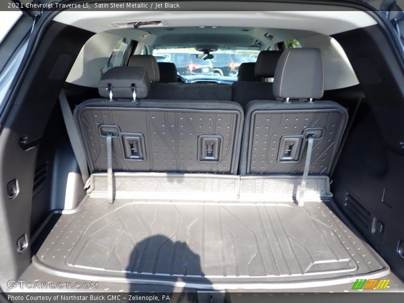 Satin Steel Metallic / Jet Black 2021 Chevrolet Traverse LS