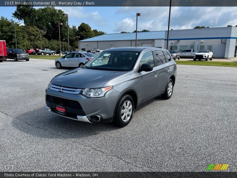 Mercury Gray / Black 2015 Mitsubishi Outlander ES