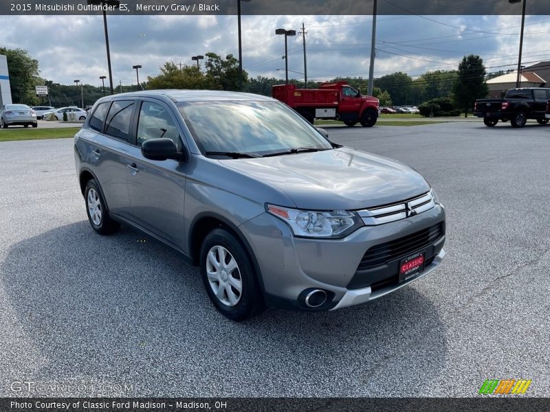 Mercury Gray / Black 2015 Mitsubishi Outlander ES