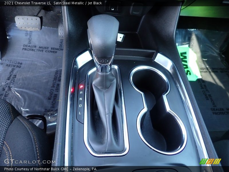 Satin Steel Metallic / Jet Black 2021 Chevrolet Traverse LS