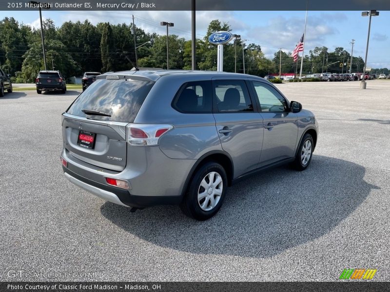 Mercury Gray / Black 2015 Mitsubishi Outlander ES