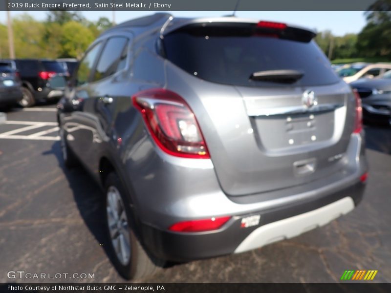 Satin Steel Metallic / Ebony 2019 Buick Encore Preferred