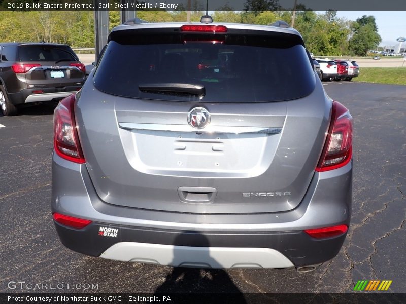 Satin Steel Metallic / Ebony 2019 Buick Encore Preferred