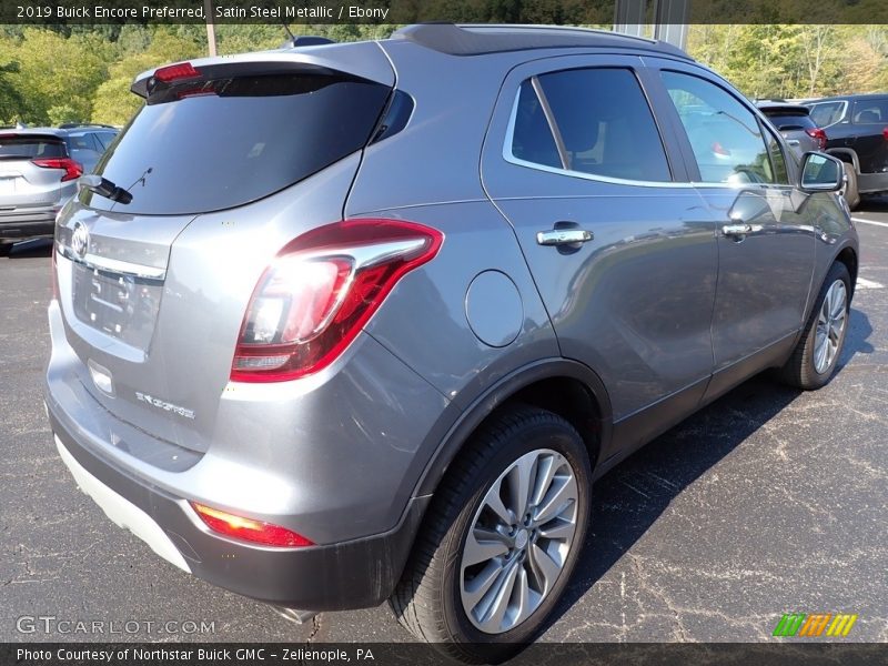 Satin Steel Metallic / Ebony 2019 Buick Encore Preferred