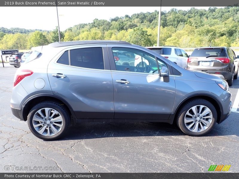 Satin Steel Metallic / Ebony 2019 Buick Encore Preferred