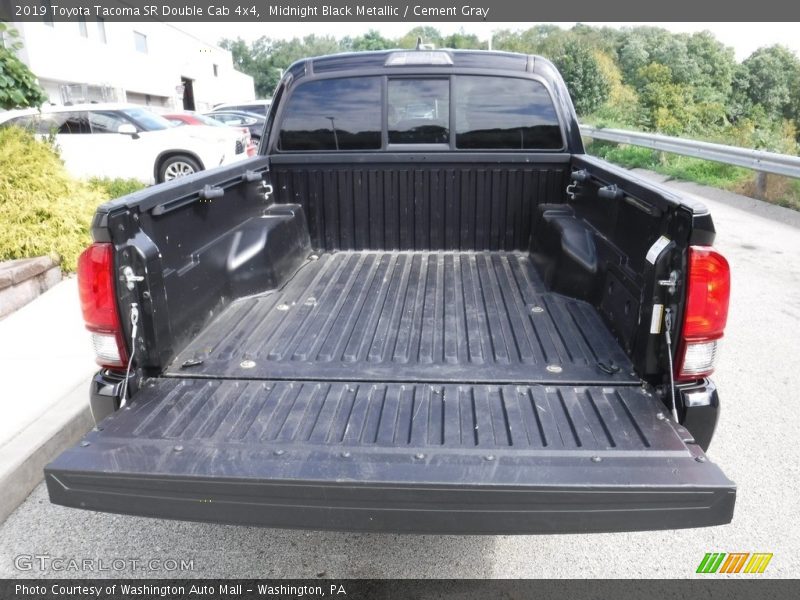 Midnight Black Metallic / Cement Gray 2019 Toyota Tacoma SR Double Cab 4x4