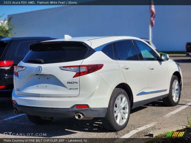 Platinum White Pearl / Ebony 2020 Acura RDX AWD