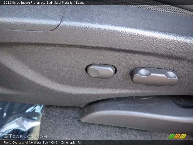 Satin Steel Metallic / Ebony 2019 Buick Encore Preferred