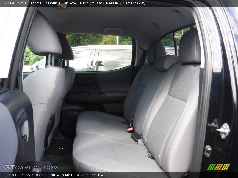 Midnight Black Metallic / Cement Gray 2019 Toyota Tacoma SR Double Cab 4x4