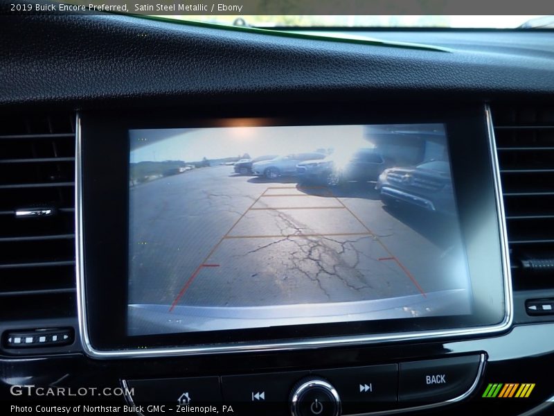 Satin Steel Metallic / Ebony 2019 Buick Encore Preferred