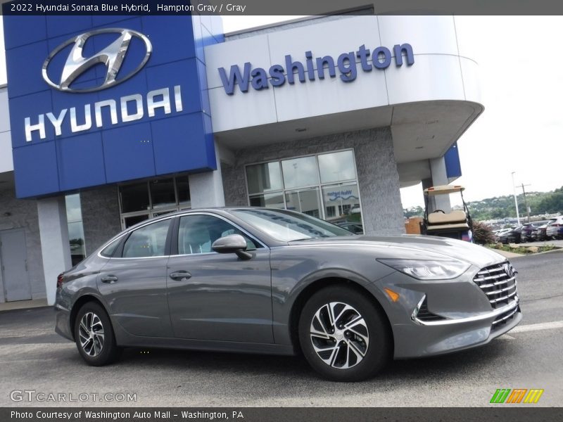 Hampton Gray / Gray 2022 Hyundai Sonata Blue Hybrid
