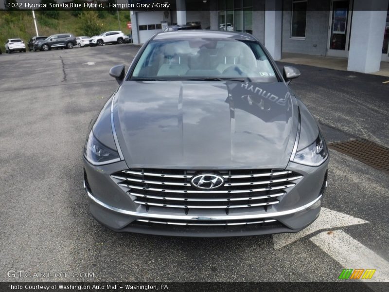 Hampton Gray / Gray 2022 Hyundai Sonata Blue Hybrid