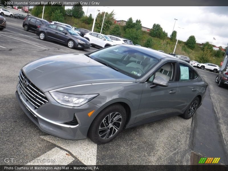 Hampton Gray / Gray 2022 Hyundai Sonata Blue Hybrid