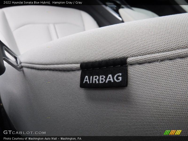 Hampton Gray / Gray 2022 Hyundai Sonata Blue Hybrid