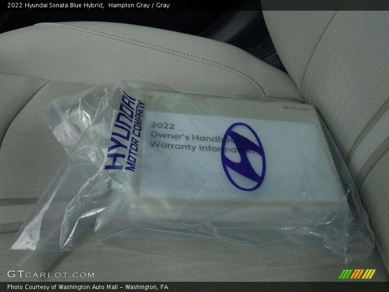 Hampton Gray / Gray 2022 Hyundai Sonata Blue Hybrid