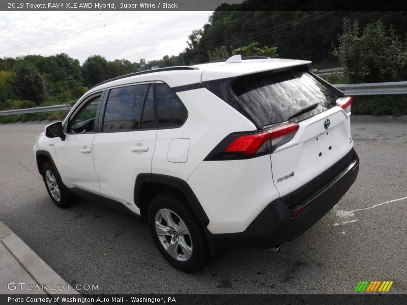 Super White / Black 2019 Toyota RAV4 XLE AWD Hybrid