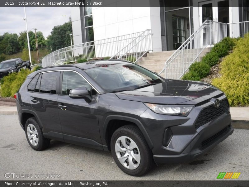 Magnetic Gray Metallic / Black 2019 Toyota RAV4 LE