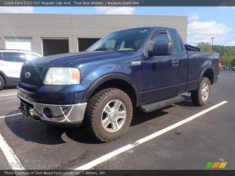 True Blue Metallic / Medium/Dark Flint 2006 Ford F150 XLT Regular Cab 4x4