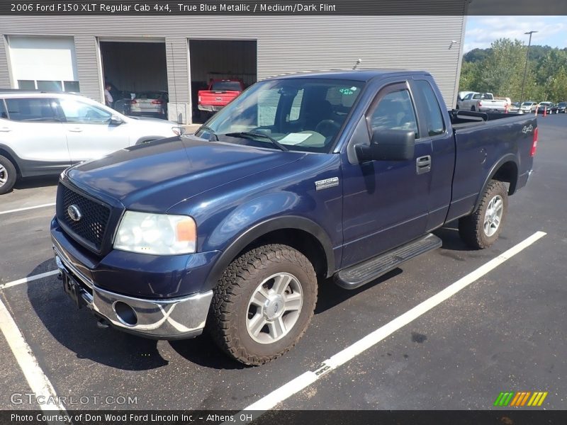 True Blue Metallic / Medium/Dark Flint 2006 Ford F150 XLT Regular Cab 4x4