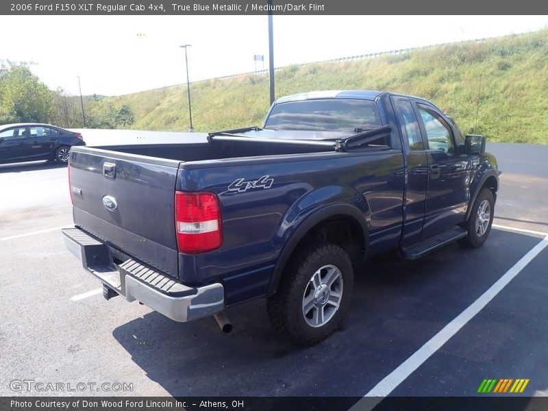 True Blue Metallic / Medium/Dark Flint 2006 Ford F150 XLT Regular Cab 4x4