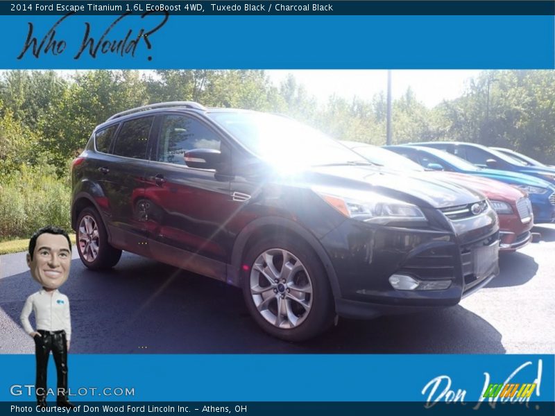 Tuxedo Black / Charcoal Black 2014 Ford Escape Titanium 1.6L EcoBoost 4WD
