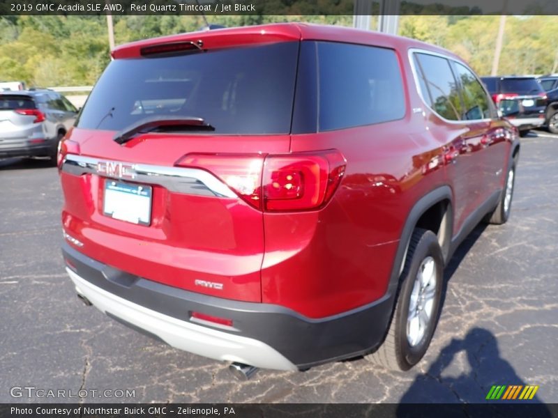 Red Quartz Tintcoat / Jet Black 2019 GMC Acadia SLE AWD