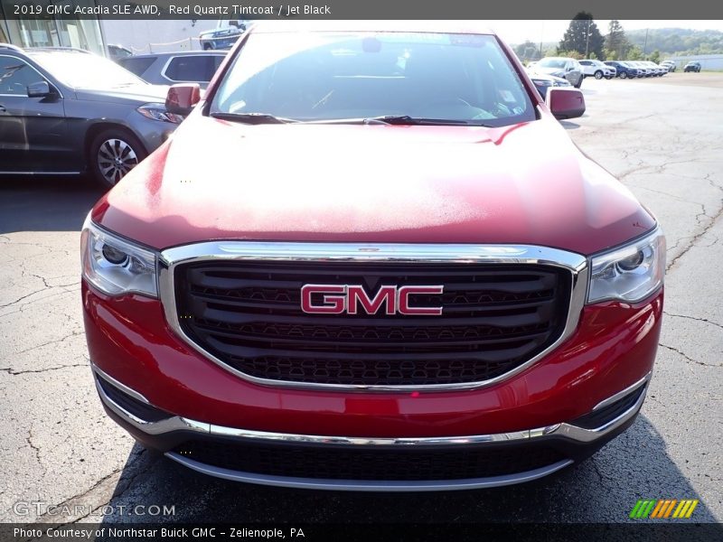 Red Quartz Tintcoat / Jet Black 2019 GMC Acadia SLE AWD