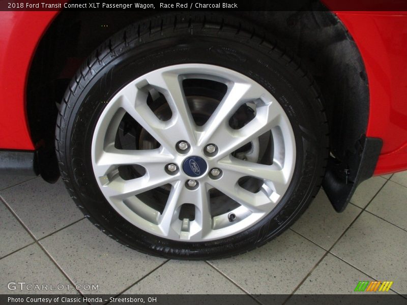 Race Red / Charcoal Black 2018 Ford Transit Connect XLT Passenger Wagon