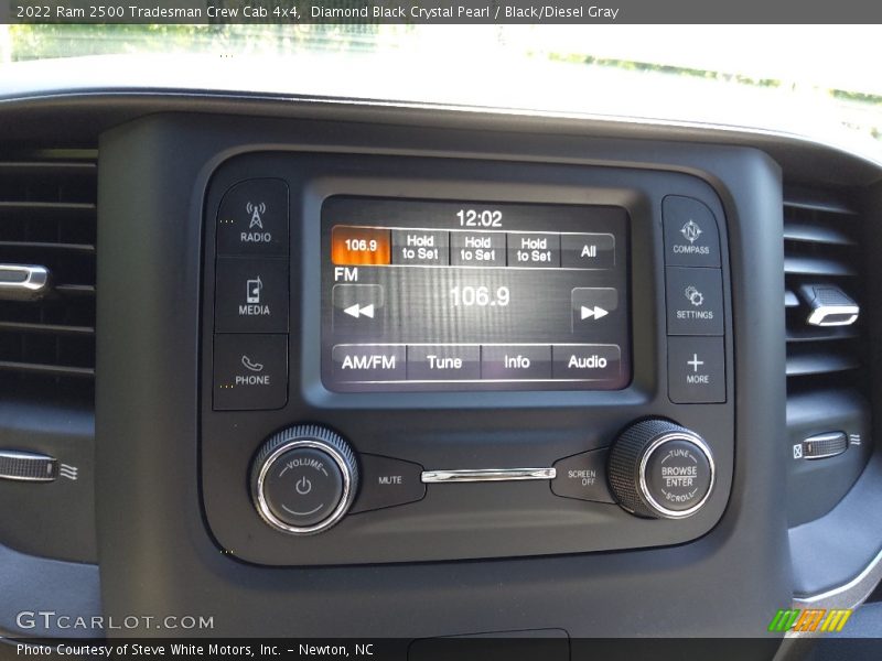Diamond Black Crystal Pearl / Black/Diesel Gray 2022 Ram 2500 Tradesman Crew Cab 4x4