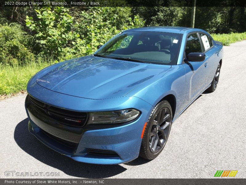 Frostbite / Black 2022 Dodge Charger SXT Blacktop