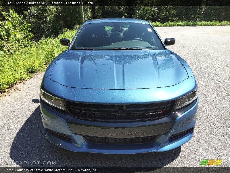 Frostbite / Black 2022 Dodge Charger SXT Blacktop