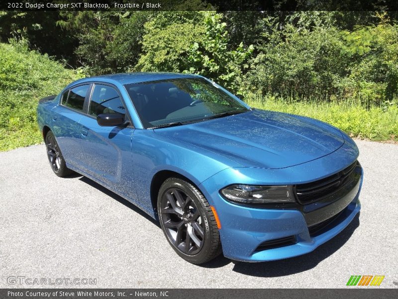 Frostbite / Black 2022 Dodge Charger SXT Blacktop
