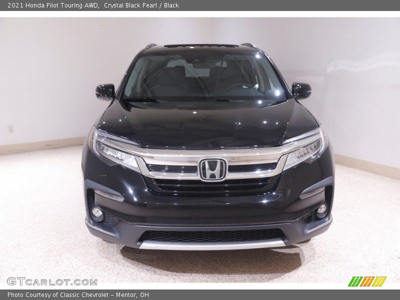 Crystal Black Pearl / Black 2021 Honda Pilot Touring AWD