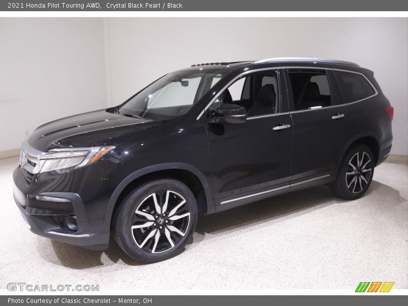 Crystal Black Pearl / Black 2021 Honda Pilot Touring AWD
