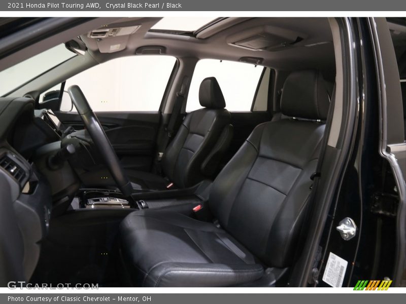 Crystal Black Pearl / Black 2021 Honda Pilot Touring AWD