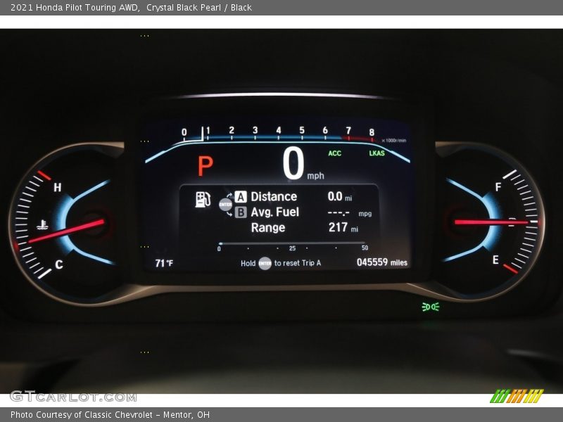 Crystal Black Pearl / Black 2021 Honda Pilot Touring AWD