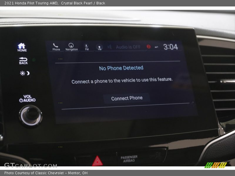 Crystal Black Pearl / Black 2021 Honda Pilot Touring AWD