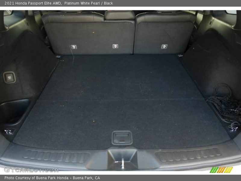 Platinum White Pearl / Black 2021 Honda Passport Elite AWD
