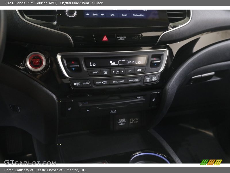 Crystal Black Pearl / Black 2021 Honda Pilot Touring AWD