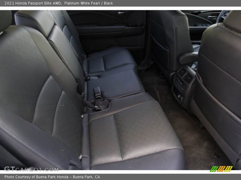 Platinum White Pearl / Black 2021 Honda Passport Elite AWD