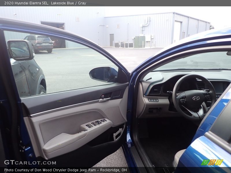 Lakeside Blue / Gray 2020 Hyundai Elantra SEL