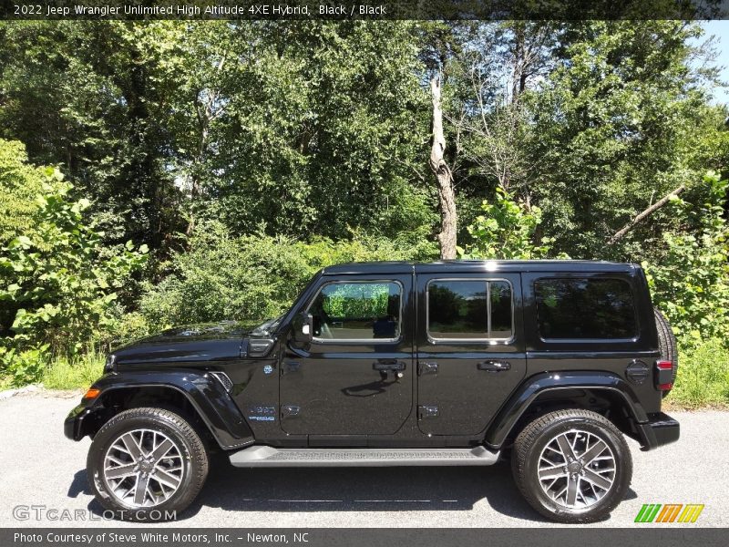  2022 Wrangler Unlimited High Altitude 4XE Hybrid Black