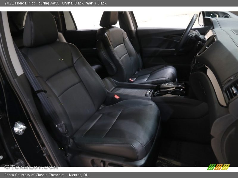Crystal Black Pearl / Black 2021 Honda Pilot Touring AWD