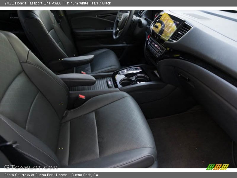 Platinum White Pearl / Black 2021 Honda Passport Elite AWD