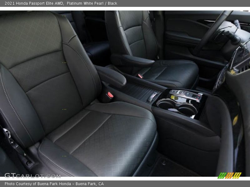 Platinum White Pearl / Black 2021 Honda Passport Elite AWD