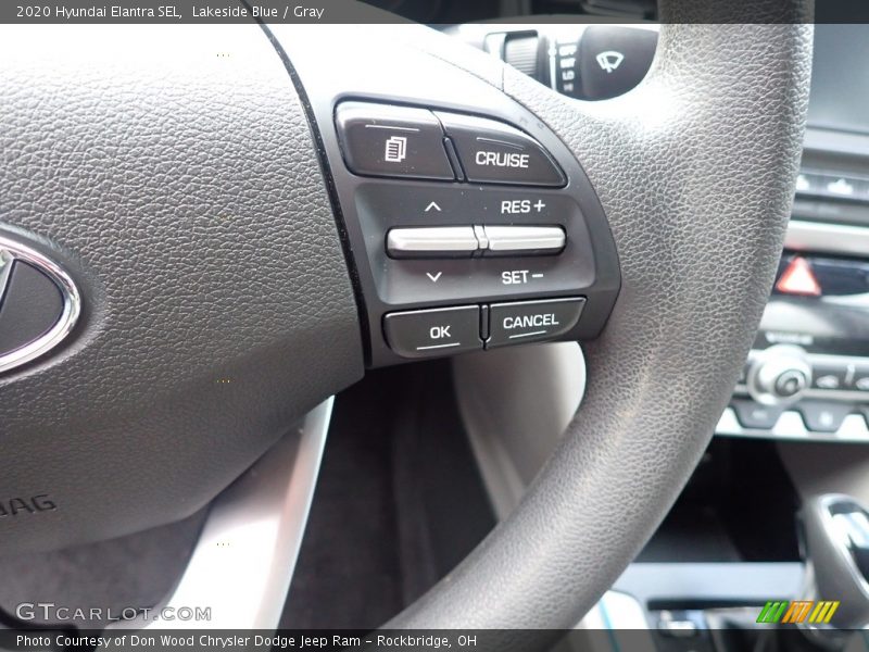 Lakeside Blue / Gray 2020 Hyundai Elantra SEL