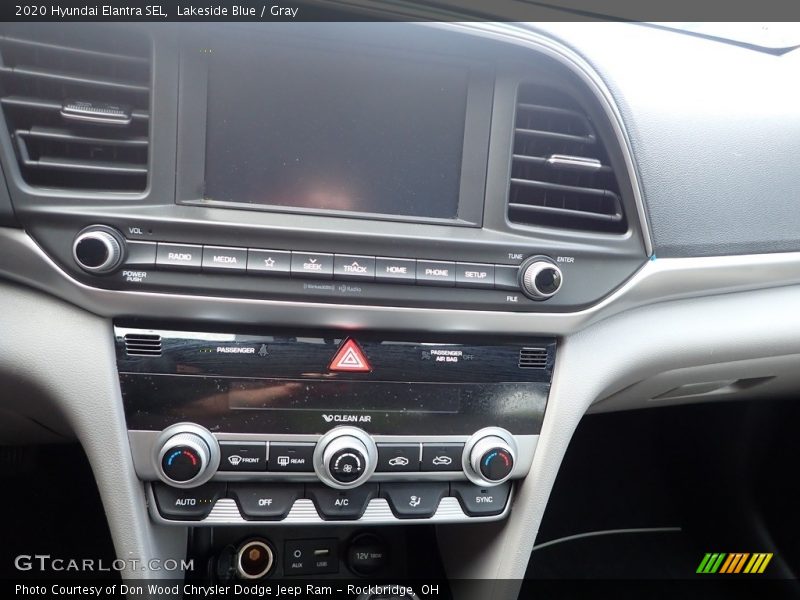 Lakeside Blue / Gray 2020 Hyundai Elantra SEL