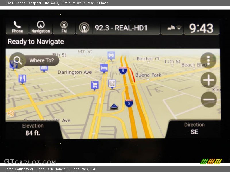 Platinum White Pearl / Black 2021 Honda Passport Elite AWD