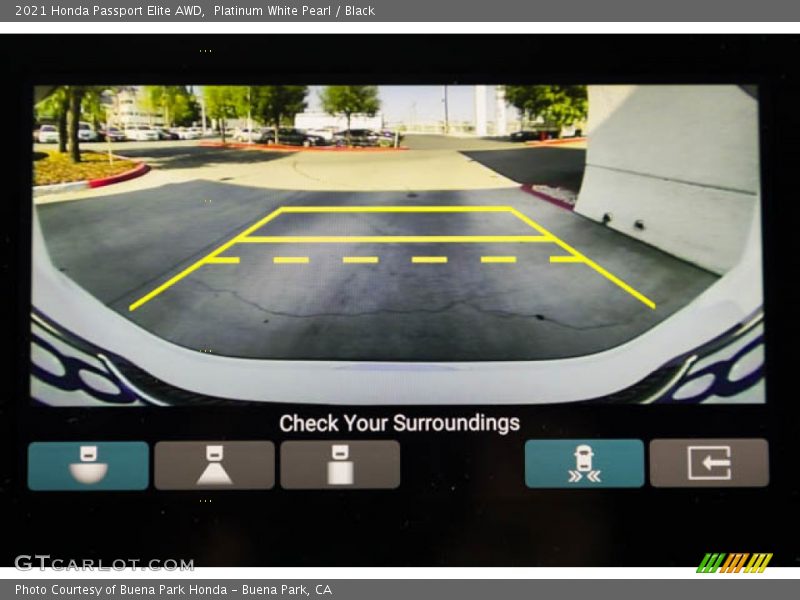 Platinum White Pearl / Black 2021 Honda Passport Elite AWD