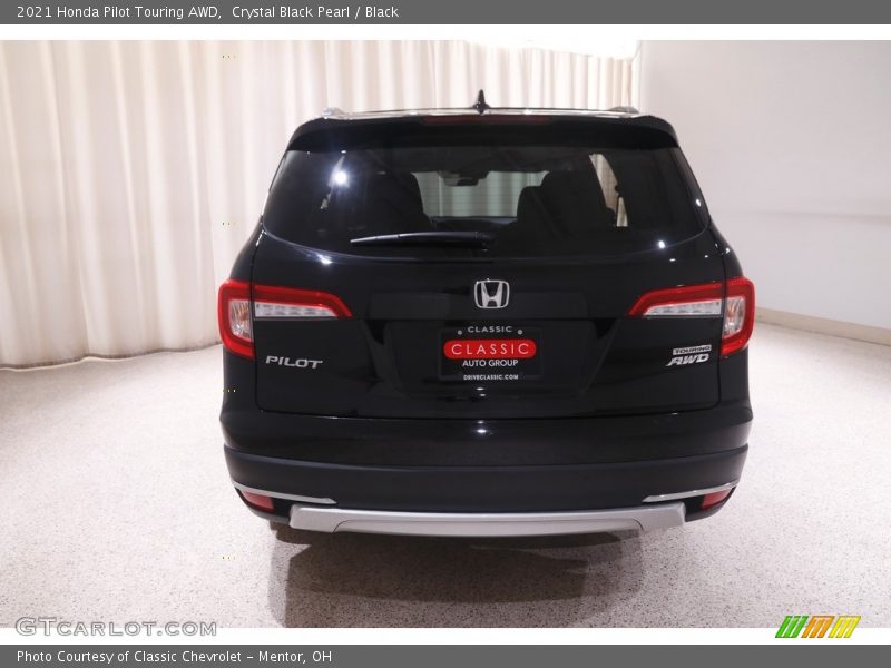 Crystal Black Pearl / Black 2021 Honda Pilot Touring AWD